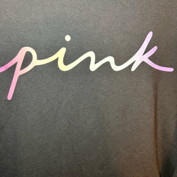 PINK Victoria's Secret Black Hoodie - Picture 2 of 4